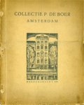 Catalogus Kunsthandel P. de Boer (1930): - Collectie P. de Boer. Catalogus Nº 2 van oude schilderijen en teekeningen