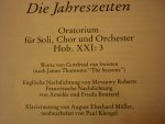 Haydn; Franz Joseph (1732-1809) - Die Jahreszeiten; Oratorium; Soli, Chor und Orchester; Hob. XXI: 3; Klavierauszug