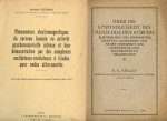 Tenhaeff, W.H.C., P.A. Dietz, H. Wolf, F. Cazzamalli, W. Crookes, G. Geley, F. Grunewald, A. Hofmann, E.K. Müller, H. Price & H. Rohracher - Verzameling parapsychologische studies: boeken, overdrukken, tijdschriftnummers.