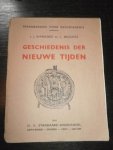 J. Warichez en L. Brounts - Geschiedenis der Nieuwe Tijden