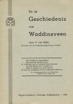 Balen, P. van - Uit de geschiedenis van Waddinxveen. Herdruk naar het origineel uit 1940.