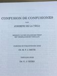 De La Vega Josseph - Confusion de Confusiones