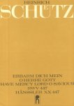 Schütz, Heinrich - Erbarm dich mein o Herre Gott (Have mercy Lord - Saviour). SWV 447. Partituur