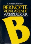 Eksteen, Kritzinger - Beknopte Verklarende Woordeboek