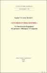 Sophie Van der Meeren - Entrer en philosophie La fonction psychagogique des premiers Dialogues d'Augustin