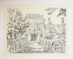 Paul van Alff (1895-1962) - [Modern print, lithography] Paviljoensgracht (The Hague), published ca. 1950.