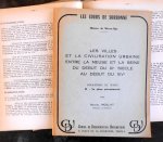 mollat, michel - les cours de sorbonne: les villes et la civilisation urbaine entre la meuse et la seine du debut du XIe siecle au debut du XIVe. trois tomes