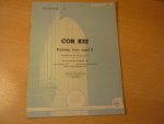Kee; Cor - Psalmen voor orgel - Band II; (KLavarskribo)