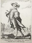 Jacob de Gheyn II (1565-1629), after Hendrick Goltzius (1558-1617), published by Willem Koning (fl. 1700-1721) - Antique print, engraving | Treasurer (Officers and Soldiers: 10) / Schatmeester, published ca. 1700, 1 p.