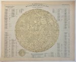 Johann Carl Ausfeld (1782-1851) - Cartography, colored lithography | The near side of the Moon [Stielers Handatlas, nr. 5], published 1880, 1 p.