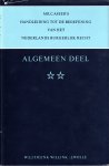 Vranken, J.B.M. - Algemeen deel **. (Asser-serie).