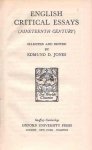 Jones, Edmund D. (ed.) - English critical essays (nineteenth century)