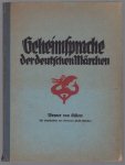 Werner von Bülow - Marchendeutungen durch runen;die geheimsprache der deutschen marchen; ein beitrag zur entwickelungsgeschichte der deutschen religion.