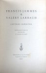 Jammes, Francis & Valery Labaud. - Lettres inédites. Introduction et notes de G. Jean-Aubry.