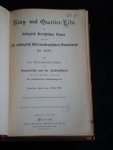  - Rang-und Quartier-Liste der Königlich Preussischen Armee und der XIII [Königlich Württembergischen] Armeekorps für 1898