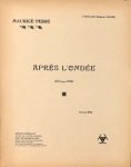 Pesse, Maurice: - Après l`ondée. Pièce pour piano Pesse, Maurice: - Après l`ondée. Pièce pour piano