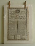 Friso, Willem Carel Hendrik. - 's Gravenhaegse Vrydagse Courant, 4-den February 1752. Friso, Willem Carel Hendrik. - 's Gravenhaegse Vrydagse Courant, 4-den February 1752.