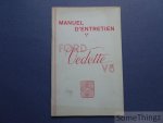 N/A. - Ford Motor Company Belgium - Ford Vedette V8. Manuel d'entretien.