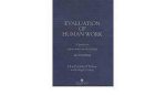 John R. Wilson - Evaluation of Human Work