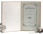 Sand, George - Le pressoir. Drame en trois actes. With: pasted in on first endpaper: original letter, autograph, signed by George Sand, pen-name of Baroness Dudevant née Dupin.