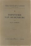 Maurits Gysseling - Toponymie van Oudenburg (met Kaart) 5