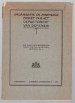 n.n - Organisatie en inwendige dienst van het Departement van Defensie : (Min. besch. van 19 december 1933, Bureau van de secretaris-generaal nr. 1).