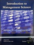 Laan - Introduction to management science