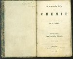 Wöhler, Friedrich (1800-1882) - Grundriss der Chemie.    1 theil, Unorganische Chemie
