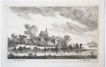 Visscher, Johannes de (1633-1692) after Goyen, Jan van (1596-1656) - [Antique print, etching and engraving] A ferry reaching a River-bank. [Regiunculæ Amoenissimæ eleganter delineate Johanne van Goyen et æri incisæ per Johannem de Visscher], published after 1653.