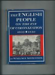 Notestein, Wallace. - The English People on the Eve of Colonization. 1603 - 1630