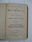 Nopitsch, Christian Conrad - Literatur der Sprichwörten. ein Handbuch für Literaturhistoriker, Bibliographen und Bibliothecare.