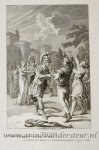 Reinier Vinkeles I (1741-1816) - [Antique print, etching and engraving] Two commanders shaking hands, published 1793, 1 p.