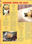 Borghouts Entrée Ton * Proef de zilte harmonie van haring en Manzanilla - ETEN en DRINKEN met Abiance  Juni 1992 nr 6 Zesde jaargang  Gastronomisch magazine * Warme en koude zomer-soepen * Ferme-auberge trefpunt van 't goede franse leven * 4 x anders den haag a lacarte  * sushi met zeewier....Piemonte biefstuk met zoethoud