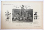 Braakensiek, Johan (1858-1940) - [Original lithograph/lithografie by Johan Braakensiek] Bij de Opening der Staten Generaal, 7 October 1900, 1 pp.