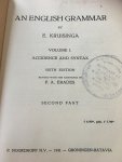 E. Kruisinga, P.A. Erades - an English grammar deel I en deel II
