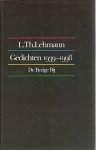 LEHMANN, L.Th. - Gedichten 1939-1998.