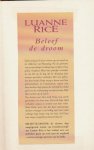 L. RICE - BELEEF DE DROOM (GEB)