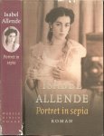 Allende, Isabel .. Uit het Spaans vertaald  en ingeleid  door  Albert Helman en Brigitte Coopmans - Portret in sepia