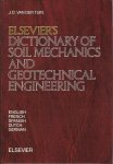 Tuin, J.D. van der - Elsevier´s dictionary of soil mechanics and geotechnical engineering. In five languages: English, French, Spanish, Dutch and German.