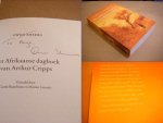 Sheers, Owen - Het Afrikaanse dagboek van Arthur Cripps [Gesigneerd]