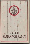  - Almanach Payot 1928