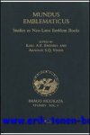 K. A.E. Enenkel, A.S.Q. Visser (eds.); - Mundus Emblematicus Studies in Neo-Latin Emblem Books,