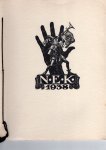 Nederlandsche Exlibris-Kring. - N.E.K. 1938. De NEK wenscht u een gelukkig 1938.