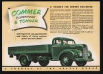 COMMER - (AUTO FOLDER - CAR BROCHURE)  Commer Superpoise 5 Tonner