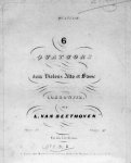 Beethoven, Ludwig van: - [Op. 18, Nr. 2-4] 6 Quatuors pour deux violons, alto et basse... opera 18 en six livraisons [no. 2, 3, 4]