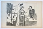 Braakensiek, Johan (1858-1940) - [Original lithograph/lithografie by Johan Braakensiek] Het Britsche Volk en Chamberlain, 24 November 1901, 1 pp.