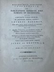 Kruyff, J.F., Janus de, uit Leiden - Dissertation 1810 | Dissertatio juridica inauguralis de publicatione bonorum, jure romano et recentiori [...] Leiden Van Laar en Herdingh 1810
