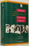 BROWN, S., COLLINSON, D. , WILKINSON, R., (ed.) - Biographical dictionary of twentieth-century philosophers.