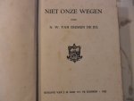 Jel de Diemen N.W. - Niet onze wegen