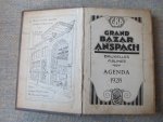  - GRAND BAZAR ANSPACH Bruxelles Malines AGENDA 1928